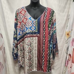 Silk Johnny Was Top with Long Sleeves